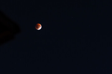 Blood moon or total lunar eclipse is an astronomical phenomenon when the Earth is located between the Sun and the Moon, the moon falls completely into the shadow and turns red.