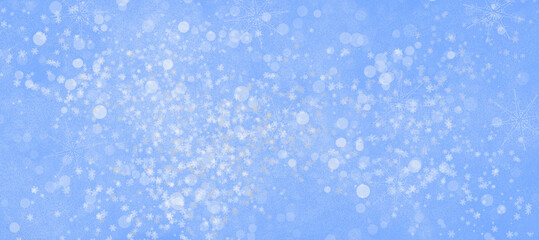 monochrome background with light and falling snowflakes, Christmas background, abstract background, Christmas,