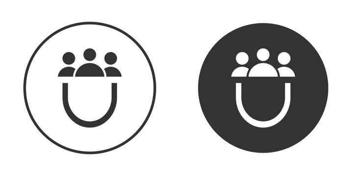 User engagement icon silhouette vector illustration collection