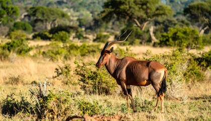 Fototapeta premium Antelope in African Savanna (1)