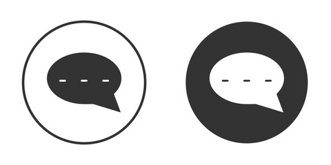 Message icon silhouette vector illustration collection