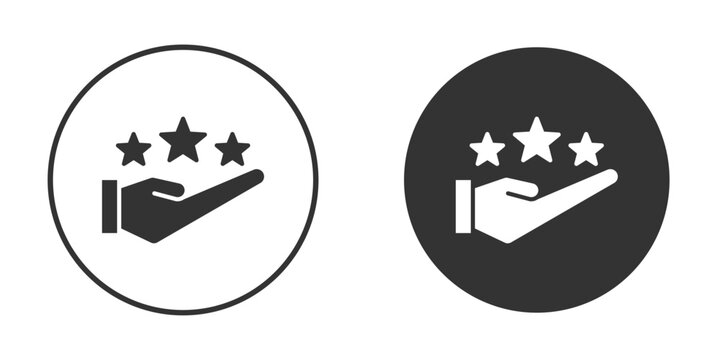 Loyalty program icon silhouette vector illustration collection