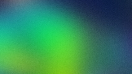 Abstract acid green and dark blue texture with grainy nostalgic retro effect