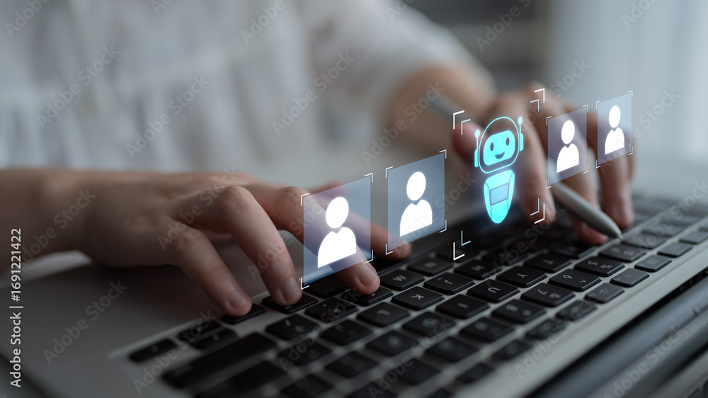 Aufkleber ai is selected to replace human employees, illustrating automation and workforce transformation driv