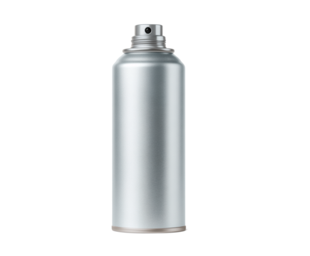 Can of spray on a transparent background