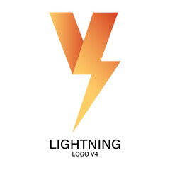 Obraz premium Lightning Logo Design