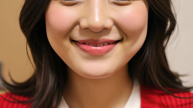 キスをねだるような表情が可愛い女性の「キス顔」