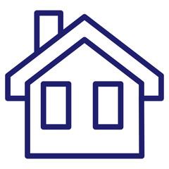 Outline home line icons isolated on a white background. House icons sign  Eps 10. Vector illustration.