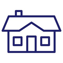 Outline home line icons isolated on a white background. House icons sign  Eps 10. Vector illustration.