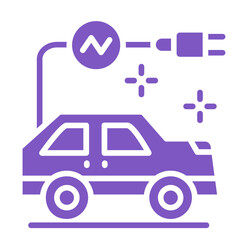 Electric Car Icon