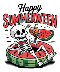 Spooky Summer Halloween Themed Happy Summerween