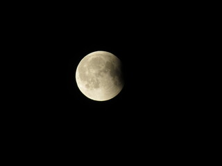 full moon during eclipse (7 September 2025)