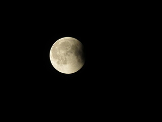 full moon during eclipse (7 September 2025)