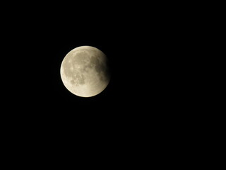 full moon during eclipse (7 September 2025)