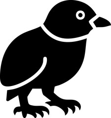 Charming bird icon for nature designs and children's illustrations cute vector graphic