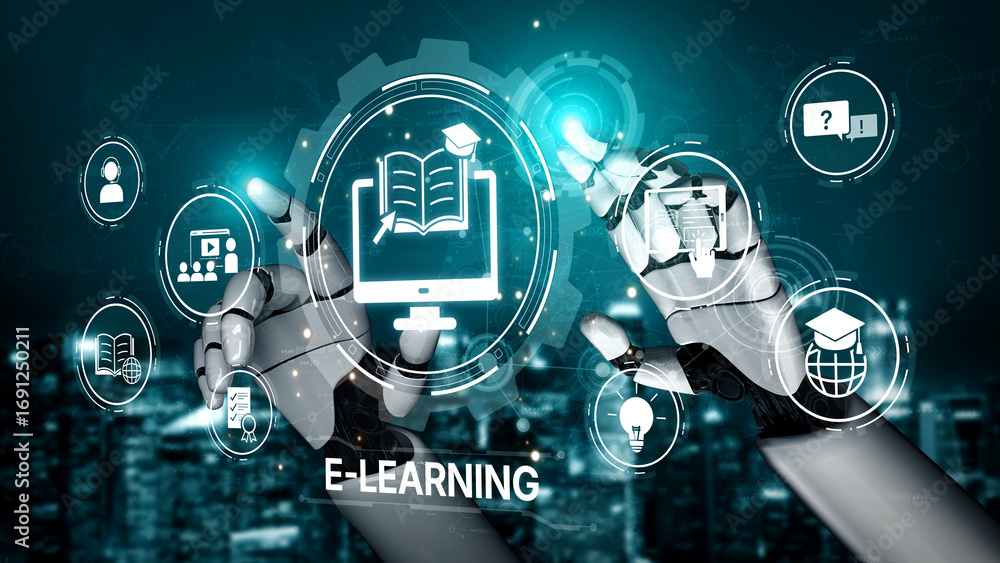 Aufkleber ai transforms online education with smart learning platforms, flexible access, and virtual tools to 