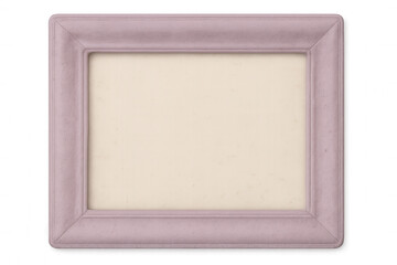 Fototapeta premium Delicate pink pastel frame floating against transparent backdrop, highlighting artwork with minimalist elegant design