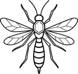 Flower and spider vector illustration with nature and floral design elements