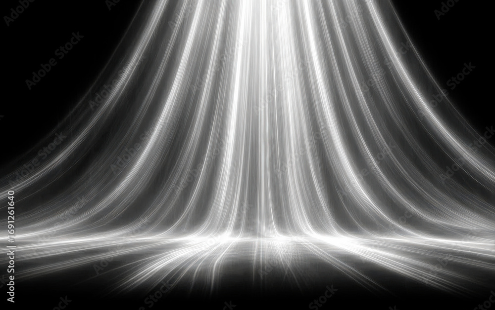 Aufkleber abstract light streaks creating a dynamic and modern visual effect