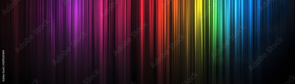 Poster a vibrant display of vertical color bands, showcasing a spectrum of hues, creates a dynamic and capt