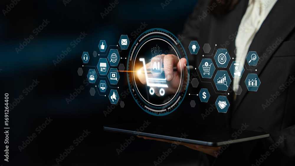 Poster ai transforms ecommerce by enabling smart product recommendations, ai automated shopping decisions, 