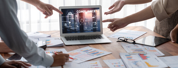 Compliance system for brisk online corporate business to meet quality standard