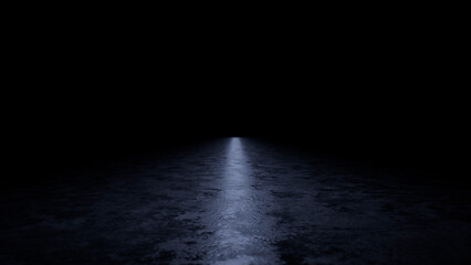 Light beams illuminating a dark concrete surface, creating a mysterious and dramatic atmosphere, perfect for backgrounds and inspiring creative projects with depth and intrigue