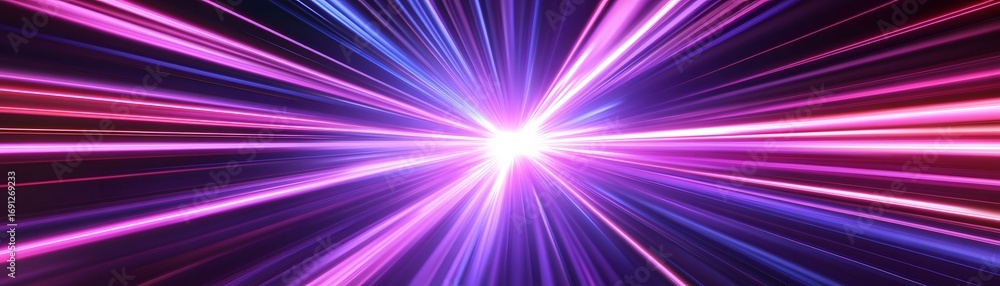 Aufkleber vibrant rays of light radiate outwards from a central point, creating a dynamic and energetic compos