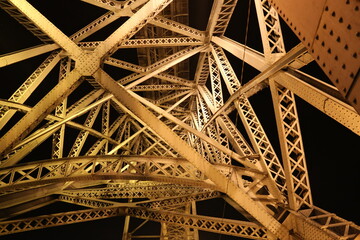 Ponte Dom Luis Porto by night