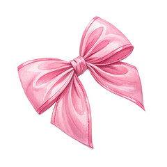 Small pink satin bow isolated on white background PNG, pink satin ribbon bow PNG, delicate pink bow on transparent PNG, elegant satin bow image PNG, decorative pink ribbon bow close-up PNG