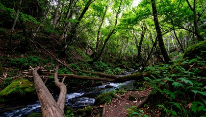 Lush forest stream (8)