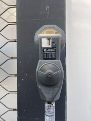 old style parking meter