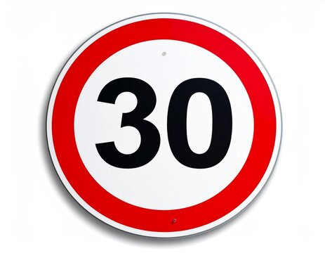 30 mph Speed Limit Sign