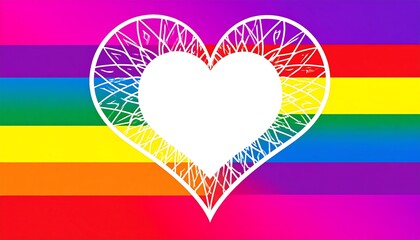 Pride heart graphic
