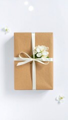 Gift box with spring blossoms (1)