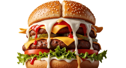 A cheerful cartoon bee with big eyes and a wide smile, isolated on a transparent background, perfect for childrens illustrations and nature themes