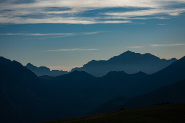 sunset in the Stabina Valley