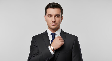 portrait of a handsome businessman