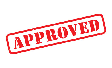 Approved stamp, Approved sign on red ink, Approved vector, Approved sticker, Approved sticker, Approved distressed texture on white background