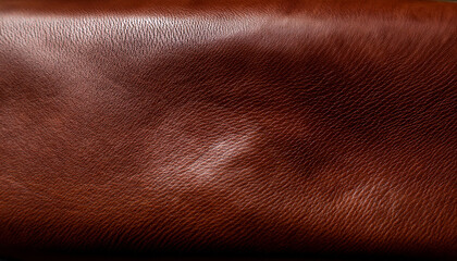Fototapeta premium The Leather Is Buttery Smooth With A Consistent Grain Throughout It S Soft To The Touch But Also Feels Durable And Substantial The Deep Rich Brown Color Is Warm And Inviting