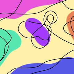 vector illustration of a woman in a swimsuit