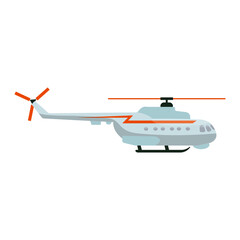 Helicopter Transportation Aerial View Flight