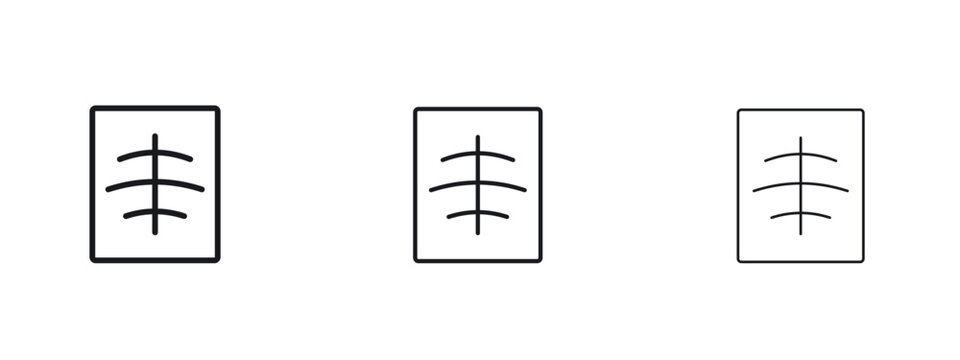 X ray icon vector Logo Designs - Stock vectors.