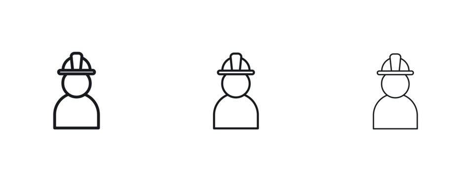 User helmet safety icon vector Logo Designs - Stock vectors.