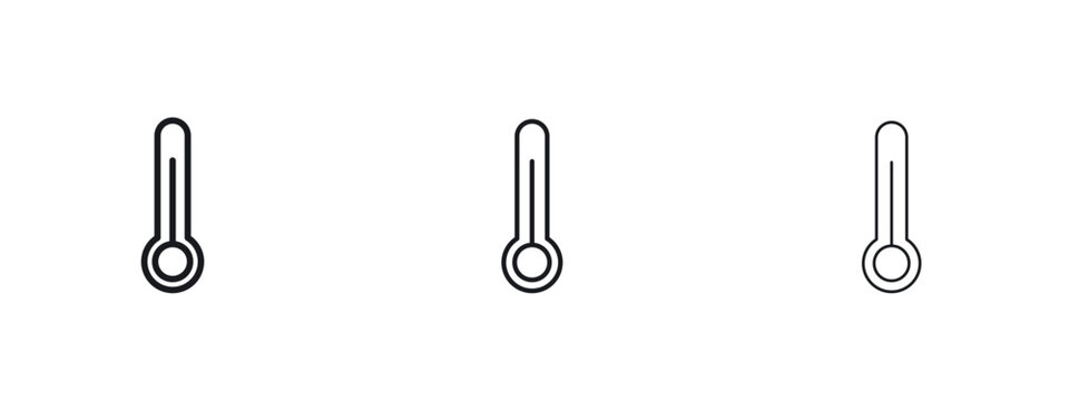 Temperature icon vector Logo Designs - Stock vectors.
