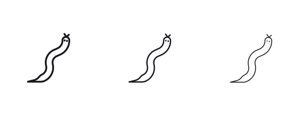 Snake icon vector Logo Designs - Stock vectors.