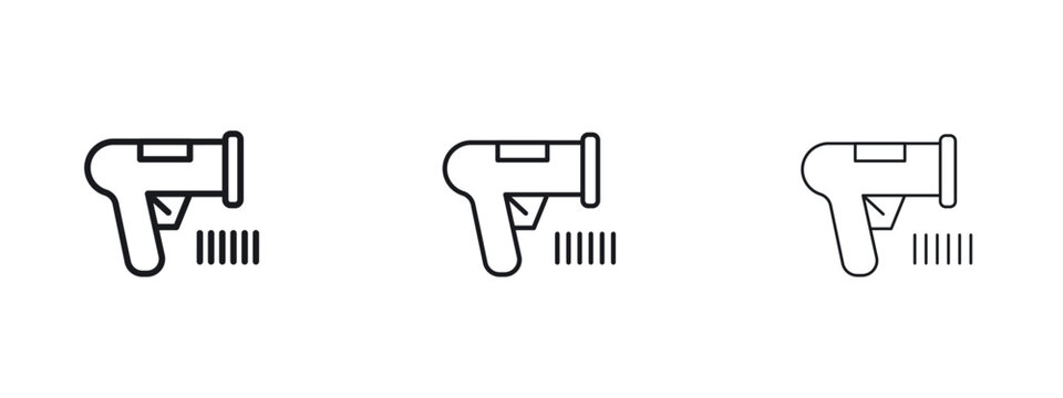Scanner gun icon vector Logo Designs - Stock vectors.