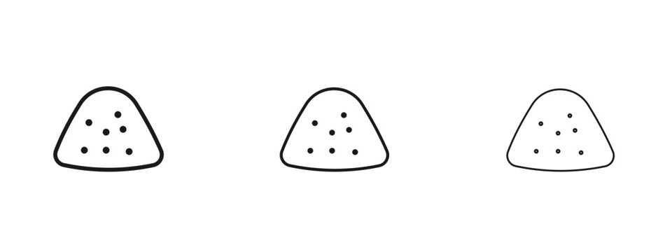 Mound icon vector Logo Designs - Stock vectors.