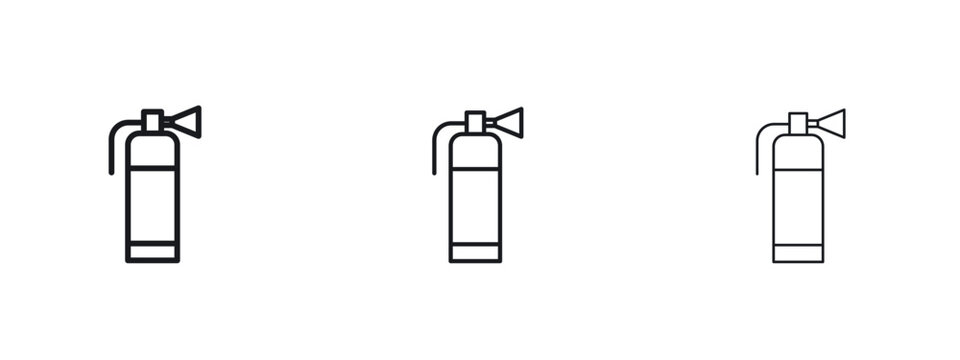 Fire extinguisher icon vector Logo Designs - Stock vectors.