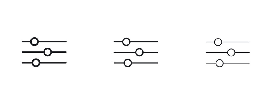 Filter Button icon vector Logo Designs - Stock vectors.